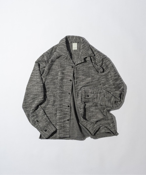 CASPER JOHN(キャスパージョン)の「Boucle over shirts/ブークレオーバーシャツ(シャツ/ブラウス・メンズ・ブラック/レッド・LARGE/MEDIUM/SMALL/X-SMALL)」の19枚目の写真