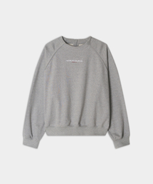 WORLD DILEMA DEPT Embroidery Sweatshirts (Grey)