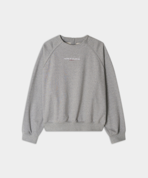 WORLDDILEMA(ワールドジレンマ)の「WORLD DILEMA DEPT Embroidery Sweatshirts (Grey)(スウェット・レディース・その他・FREE)」の1枚目の写真