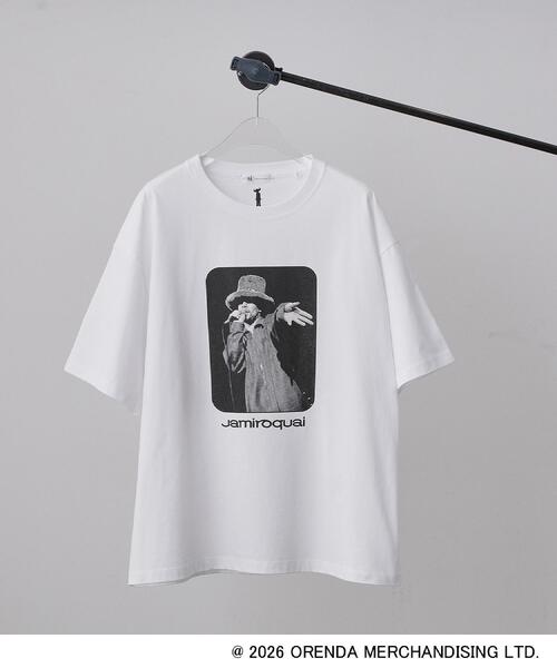 tk.TAKEO KIKUCHI（ティーケータケオキクチ）の「【Music Selection】Jamiroquai／ジャミロクワイ Tシャツ（Tシャツ/カットソー・メンズ・ブラック/ホワイト・03/02）」の4枚目の写真