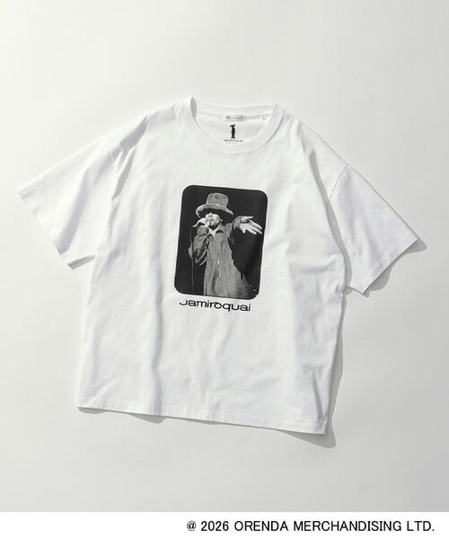 tk.TAKEO KIKUCHI（ティーケータケオキクチ）の「【Music Selection】Jamiroquai／ジャミロクワイ Tシャツ（Tシャツ/カットソー・メンズ・ブラック/ホワイト・03/02）」の5枚目の写真