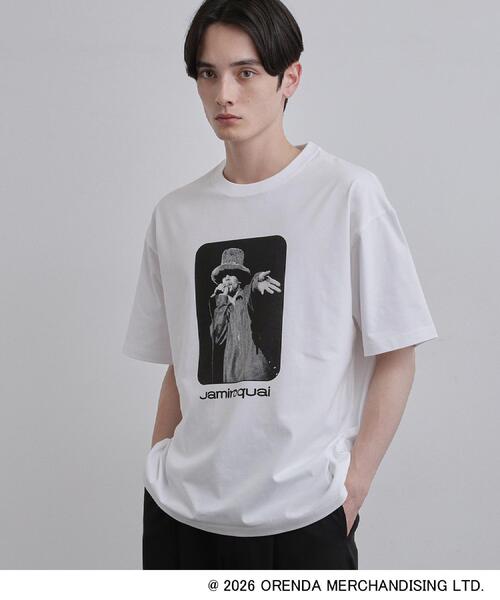 tk.TAKEO KIKUCHI（ティーケータケオキクチ）の「【Music Selection】Jamiroquai／ジャミロクワイ Tシャツ（Tシャツ/カットソー・メンズ・ブラック/ホワイト・03/02）」の10枚目の写真