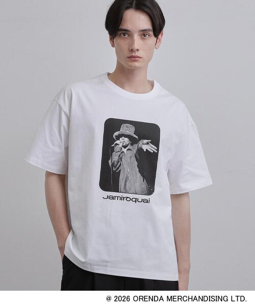 tk.TAKEO KIKUCHI（ティーケータケオキクチ）の「【Music Selection】Jamiroquai／ジャミロクワイ Tシャツ（Tシャツ/カットソー・メンズ・ブラック/ホワイト・03/02）」の11枚目の写真