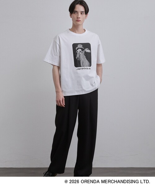 tk.TAKEO KIKUCHI（ティーケータケオキクチ）の「【Music Selection】Jamiroquai／ジャミロクワイ Tシャツ（Tシャツ/カットソー・メンズ・ブラック/ホワイト・03/02）」の12枚目の写真