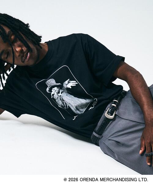 tk.TAKEO KIKUCHI（ティーケータケオキクチ）の「【Music Selection】Jamiroquai／ジャミロクワイ Tシャツ（Tシャツ/カットソー・メンズ・ブラック/ホワイト・03/02）」の18枚目の写真