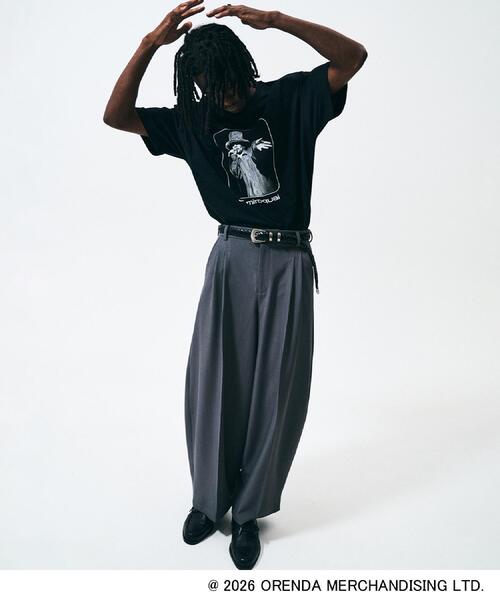 tk.TAKEO KIKUCHI（ティーケータケオキクチ）の「【Music Selection】Jamiroquai／ジャミロクワイ Tシャツ（Tシャツ/カットソー・メンズ・ブラック/ホワイト・03/02）」の19枚目の写真