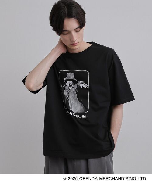 tk.TAKEO KIKUCHI（ティーケータケオキクチ）の「【Music Selection】Jamiroquai／ジャミロクワイ Tシャツ（Tシャツ/カットソー・メンズ・ブラック/ホワイト・03/02）」の22枚目の写真