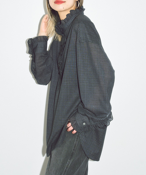 SHEER FRILL ブラウス（シャツ/ブラウス）｜CITYSHOP（シティー