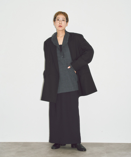CITYSHOP(シティーショップ)の「SHEER FRILL ブラウス(シャツ/ブラウス・レディース・ホワイト/チャコールグレー・FREE)」の13枚目の写真