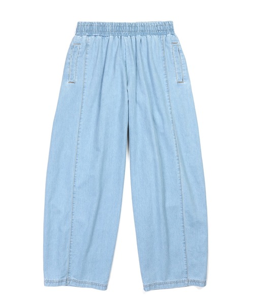 The DUFFER of ST.GEORGE(ザダファーオブセントジョージ)の「BROKEN DENIM EASY BARREL PANTS:バルーンシルエット バレルデニムパンツ / ライトオンス / ヴィンテージ加工 / イージーパンツ(デニムパンツ・メンズ・ライトインディゴブルー・X-LARGE/MEDIUM/SMALL/LARGE)」の6枚目の写真