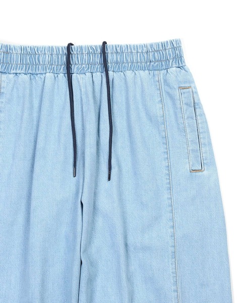 The DUFFER of ST.GEORGE(ザダファーオブセントジョージ)の「BROKEN DENIM EASY BARREL PANTS:バルーンシルエット バレルデニムパンツ / ライトオンス / ヴィンテージ加工 / イージーパンツ(デニムパンツ・メンズ・ライトインディゴブルー・X-LARGE/MEDIUM/SMALL/LARGE)」の7枚目の写真