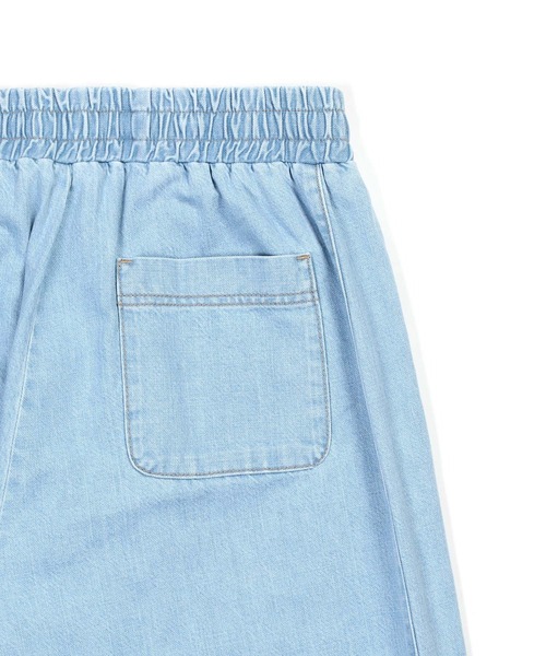 The DUFFER of ST.GEORGE(ザダファーオブセントジョージ)の「BROKEN DENIM EASY BARREL PANTS:バルーンシルエット バレルデニムパンツ / ライトオンス / ヴィンテージ加工 / イージーパンツ(デニムパンツ・メンズ・ライトインディゴブルー・X-LARGE/MEDIUM/SMALL/LARGE)」の9枚目の写真