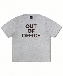 DURT（ ）の「OUT OF OFFICE HALF SLEEVE TEE (GREY)（Tシャツ/カットソー）」