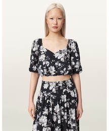 LEVY FLORAL CROPPED TOP | LEVY フローラル クロップド トップ