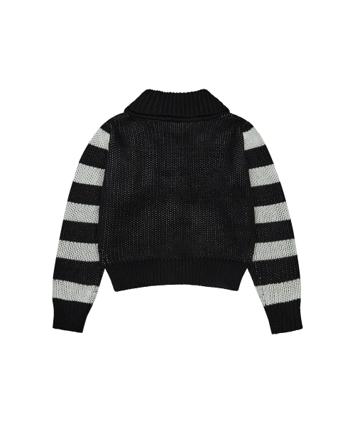 LUVISTRUE(ラヴイズトゥルー)の「EV SKELETON KNIT CARDIGAN(BLACK)(カーディガン/ボレロ・レディース・その他・FREE)」の3枚目の写真