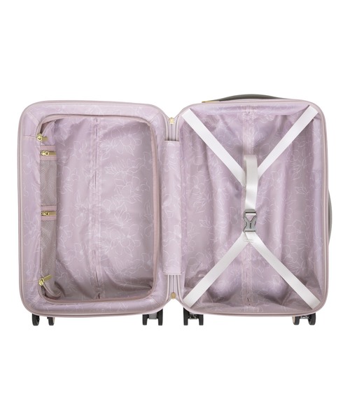 Jewelna Rose(ジュエルナローズ)の「メリエル スーツケース 35L 機内持ち込み 09371(スーツケース/キャリーバッグ・レディース・ピンク/グレー/オフホワイト・FREE)」の22枚目の写真