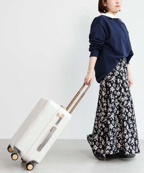 Jewelna Rose(ジュエルナローズ)の「メリエル スーツケース 35L 機内持ち込み 09371(スーツケース/キャリーバッグ・レディース・ピンク/グレー/オフホワイト・FREE)」の9枚目の写真
