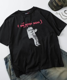 BRANDALISED（ブランダライズド）の「【70】【BRANDALISED/ブランダライズド】バンクシー アートグラフィック 3Dプリント クルーネックTシャツ/ユニセックス/ショート丈有り（Tシャツ/カットソー）」