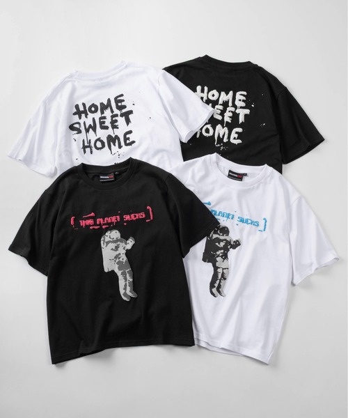 BRANDALISED（ブランダライズド）の「【70】【BRANDALISED/ブランダライズド】バンクシー アートグラフィック 3Dプリント クルーネックTシャツ/ユニセックス/ショート丈有り（Tシャツ/カットソー・メンズ・ホワイト/ブラック系その他/ブラック/ホワイト系その他・XL/FREE/M/L）」の10枚目の写真
