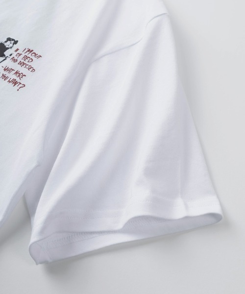 BRANDALISED（ブランダライズド）の「【70】【BRANDALISED/ブランダライズド】バンクシー アートグラフィック 3Dプリント クルーネックTシャツ/ユニセックス/ショート丈有り（Tシャツ/カットソー・メンズ・ホワイト/ブラック系その他/ブラック/ホワイト系その他・XL/FREE/M/L）」の14枚目の写真