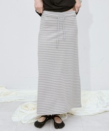Border Maxi Skirt / ボーダーマキシスカート