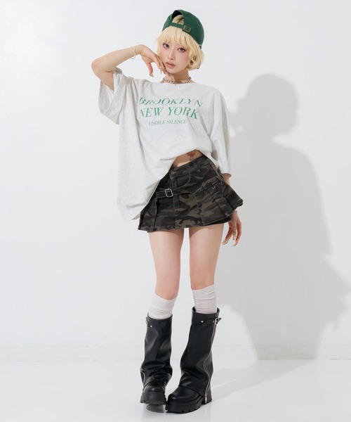 ANAP(アナップ)の「シンプルロゴビッグT(Tシャツ/カットソー・レディース・ブラック/ライトグレー/ホワイト・F)」の6枚目の写真