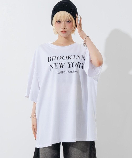 ANAP(アナップ)の「シンプルロゴビッグT(Tシャツ/カットソー・レディース・ブラック/ライトグレー/ホワイト・F)」の10枚目の写真