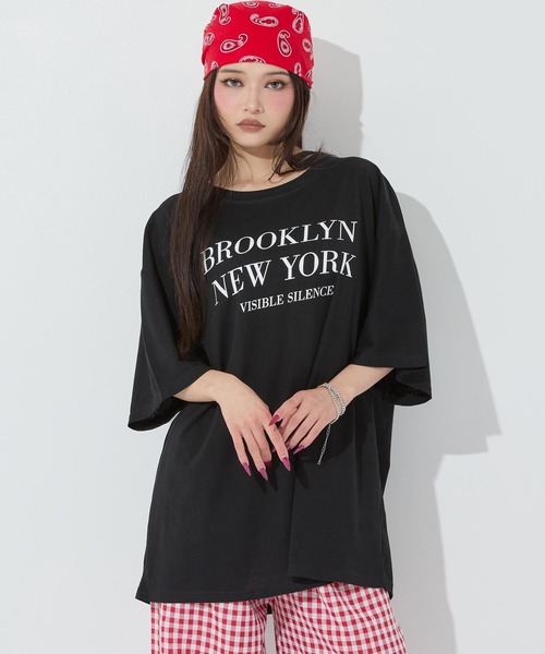 ANAP(アナップ)の「シンプルロゴビッグT(Tシャツ/カットソー・レディース・ブラック/ライトグレー/ホワイト・F)」の17枚目の写真