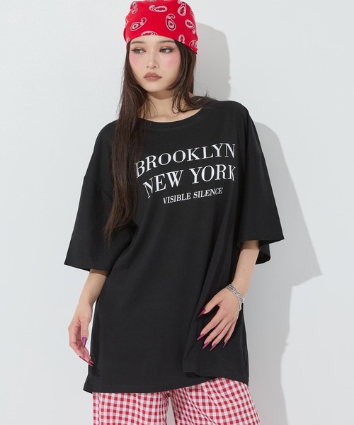 ANAP(アナップ)の「シンプルロゴビッグT(Tシャツ/カットソー・レディース・ブラック/ライトグレー/ホワイト・F)」の18枚目の写真