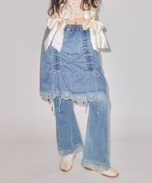 Candy Stripper | LINGERIE DENIM SKIRT パンツ(デニムパンツ)