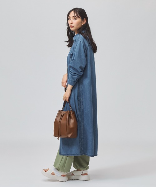 adidas（アディダス）の「【別注】アディダス adidas W COOL DENIM ドレス AP 限定コラボ（ワンピース・レディース・ダークブルー/サックスブルー・M/S/L/XL）」の4枚目の写真