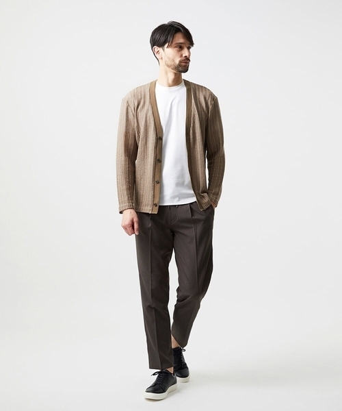 MICHEL KLEIN HOMME (ミッシェルクランオム)の「クールスラックスイージーパンツ(スラックス・メンズ・ダークグレー/ブラウン・MEDIUM/LARGE/X-LARGE)」の14枚目の写真