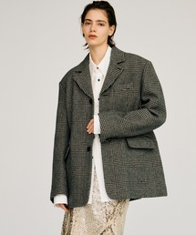 PRANK PROJECT | 【2026Autumn Pre-Order】クラシックツイードオーバージャケットコート / Classic Tweed Oversized Jacket Coat(チェスターコート)