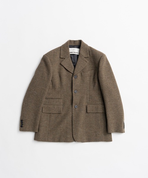 PRANK PROJECT(プランクプロジェクト)の「【2026Autumn Pre-Order】クラシックツイードオーバージャケットコート / Classic Tweed Oversized Jacket Coat(チェスターコート・レディース・マルチ/ブラック/カーキ・FREE)」の21枚目の写真
