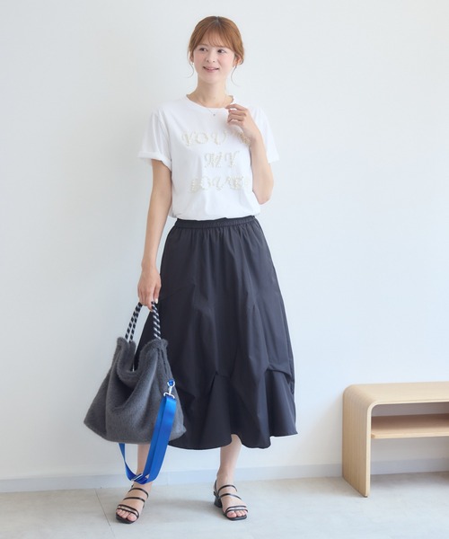 KATHARINE ROSS(キャサリンロス)の「パラコードハンドル×フェイクファー 2WAYバッグ WEB限定(トートバッグ・レディース・チャコールグレー/ベージュ/キャメル・FREE)」の11枚目の写真