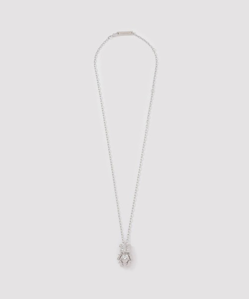 AMBUSH(アンブッシュ)の「【AMBUSH】TEDDY BEAR HEART CHARM NECKLACE(ネックレス・メンズ・Silver・FREE)」の1枚目の写真