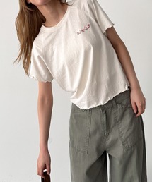 HARING 刺繍ラグランメローTシャツ