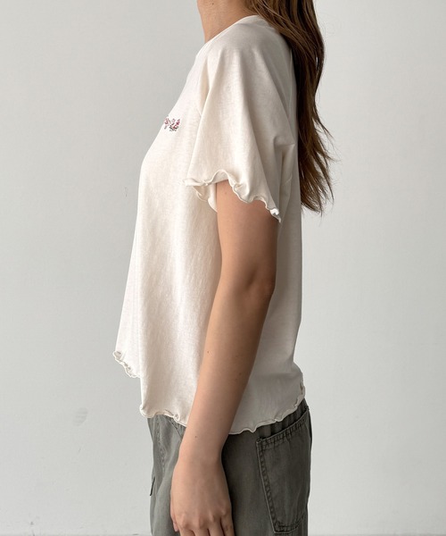 CANAL JEAN（キャナルジーン）の「HARING 刺繍ラグランメローTシャツ