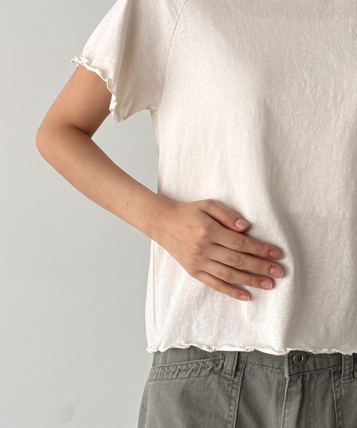 CANAL JEAN（キャナルジーン）の「HARING 刺繍ラグランメローTシャツ
