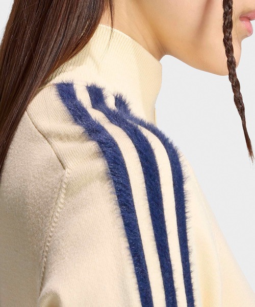 adidas（アディダス）の「adidas/ ORI KNITTED FIREBIRD T /KP925，KS6797，KS7366，KW2588 秋服 冬服（ジャージ・レディース・アイボリー/ブラック・XS/S/M/L）」の9枚目の写真