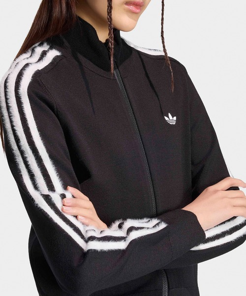 adidas（アディダス）の「adidas/ ORI KNITTED FIREBIRD T /KP925，KS6797，KS7366，KW2588 秋服 冬服（ジャージ・レディース・アイボリー/ブラック・XS/S/M/L）」の4枚目の写真