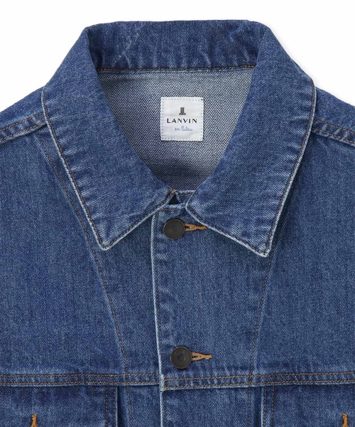 LANVIN en Bleu(ランバンオンブルー)の「セットアップ対応 デニムトラッカージャケット(デニムジャケット・メンズ・インディゴブルー・46/48/50/52)」の9枚目の写真