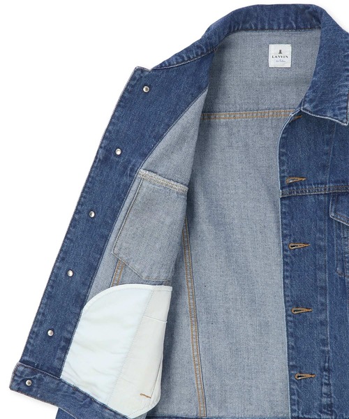 LANVIN en Bleu(ランバンオンブルー)の「セットアップ対応 デニムトラッカージャケット(デニムジャケット・メンズ・インディゴブルー・46/48/50/52)」の8枚目の写真