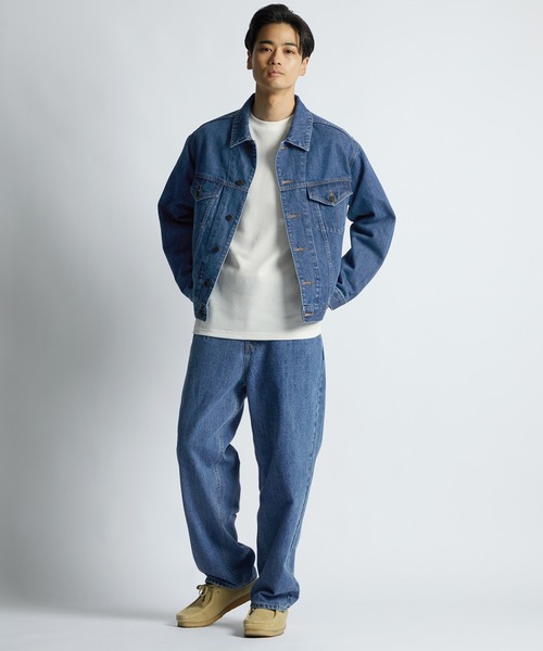 LANVIN en Bleu(ランバンオンブルー)の「セットアップ対応 デニムトラッカージャケット(デニムジャケット・メンズ・インディゴブルー・46/48/50/52)」の2枚目の写真