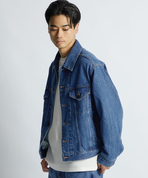 LANVIN en Bleu(ランバンオンブルー)の「セットアップ対応 デニムトラッカージャケット(デニムジャケット・メンズ・インディゴブルー・46/48/50/52)」の4枚目の写真