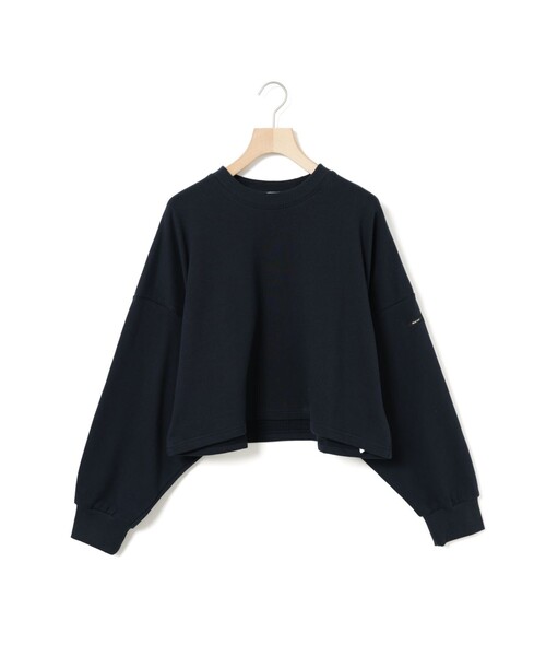 MidiUmi(ミディウミ)の「MidiUmi ショートスウェットプルオーバー(Tシャツ/カットソー・レディース・ブラウン/グレー/イエロー/ネイビー・FREE)」の5枚目の写真