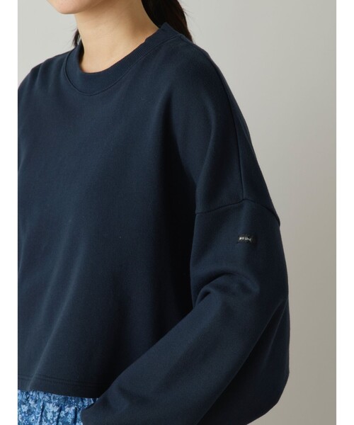 MidiUmi(ミディウミ)の「MidiUmi ショートスウェットプルオーバー(Tシャツ/カットソー・レディース・ブラウン/グレー/イエロー/ネイビー・FREE)」の13枚目の写真