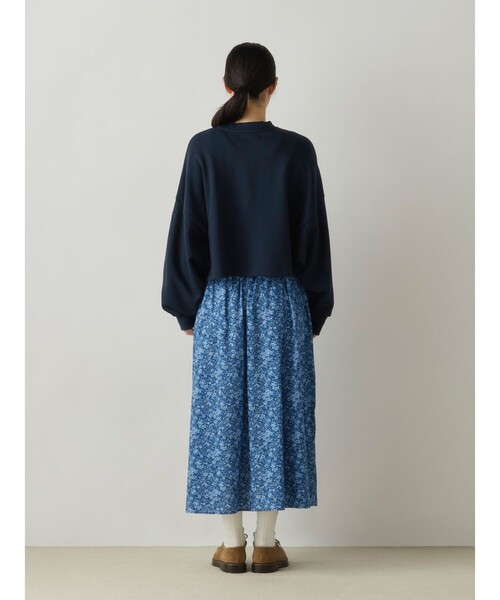 MidiUmi(ミディウミ)の「MidiUmi ショートスウェットプルオーバー(Tシャツ/カットソー・レディース・ブラウン/グレー/イエロー/ネイビー・FREE)」の16枚目の写真
