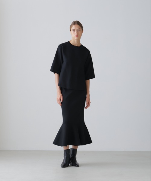 ADORE(アドーア)の「◆エアーストレッチトップス(ニット/セーター・レディース・ホワイト/ブラック/レッド・38)」の11枚目の写真