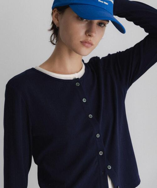 URBAN RESEARCH Sonny Label(アーバンリサーチサニーレーベル)の「汗ジミ防止レイヤードライクカットプルオーバー(Tシャツ/カットソー・レディース・ブラウン/ネイビー/グレー・FREE)」の1枚目の写真